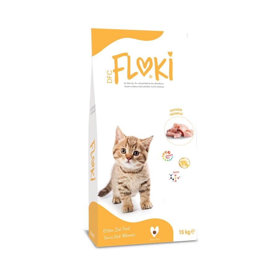 Floki Tavuklu Yavru Kedi Maması 15 KG | SRC: Barcode: 8680542870815